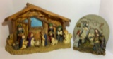 (2) Decorative Nativity Scene Items
