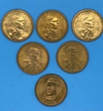 (5) 2000P Sacagawea Dollars and (1) Millard