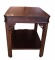 Chinese- Chippendale Style End Table w/Shelf 20