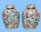 (2) Hand-Painted Ginger Jars (Japan)—8” High