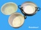 Assorted Cookware: Enamel Bowl, (2) Dansk Pans