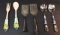 Assorted Serving Ware: Wooden Fork and Spoon