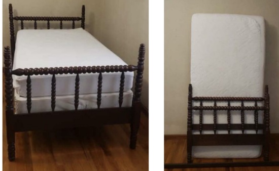 Pair of Antique Jenny Lind Twin Beds