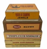 (4) Cigar Boxes