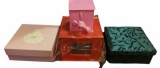 Assorted Decorative Storage Boxes: Chanel, etc