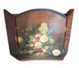 Hand Painted Fire Screen