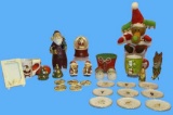 Christmas Items:  Pottery Barn Christmas Coasters,