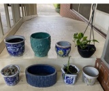 Assorted Ceramic Flower Pots