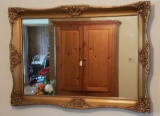 Ornate Gold Mirror, 30’’ H x 42 1/4’’ W