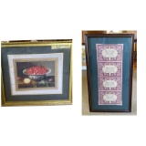 (2) Framed Pictures:  27 1/2” x 23 1/2” and 13