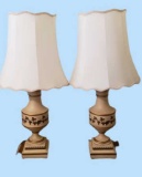 Pair of Lamps with Grapes Design