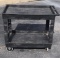 Plastic utility cart on 4 in. Casters,