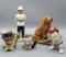 Assorted Figurines: Dave Grossman, Toby Mugs, Etc