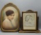 (2) Vintage Framed Baby Pictures