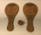 (2) Vintage Fli-back Toy Paddles With Bucking
