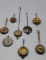 (9) Clock Bobs/pendulums