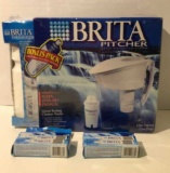 Brita Pitcher & Filter, Brita Bottle, (2) Brita