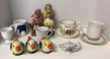 Assorted Cups, Saucers & Decorative Accessories