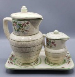 Covered Pitcher & Creamer With Underplate