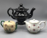 (3) Tea Pots