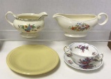 Old English Bouillon Cup And Saucer, Homer