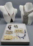 Assorted Jewelry, Hair Clips, Etc