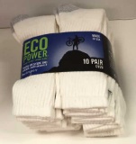 (1) Ten Pack Of Men's Burlington Eco Power Socks-