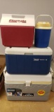 (2) Coolers, (1) Igloo Playmate Cooler And (1)