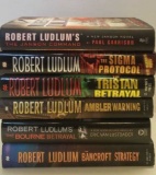 (6) Robert Ludlums Hardback Novels