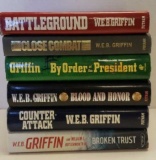 (6) W.E.B. Griffin Hardback Novels