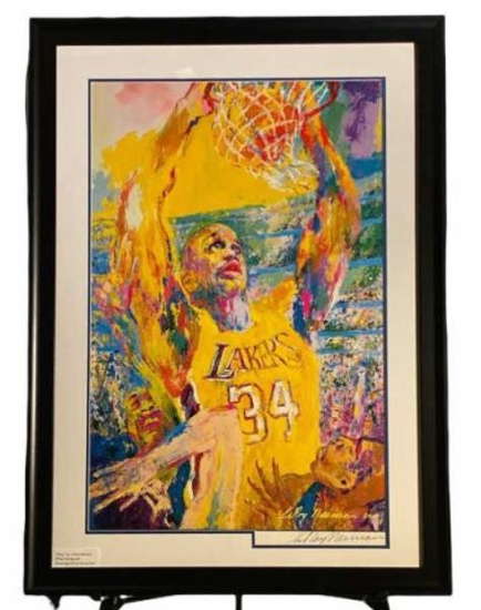 "Shaq" Offset Lithograph Hand Signed by Artist
