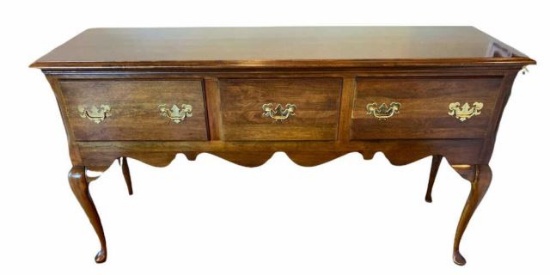 Queen Anne Style 3-Drawer Server