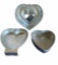 (3) Heart Shaped Cake Pans: Wilton, Etc