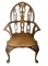 Maitland-Smith Carved Arm Chair