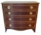 Curved Front 4-Drawer Chest by Jasper Cabinet
