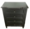 Painted 4-Drawer Hall Stand with  Brass Hardware