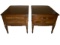 Pair of 2-Drawer End