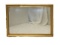 Beveled Mirror in Gold Frame 46 1/2X33”