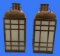 (2) Battery Operated Lanterns—6 1/2” Square, 15”