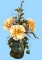 Silk Flowers in Large Glass Jug 39” Tall