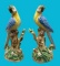 (2) Blue Parrot Figurines by Andrea 11.5?? Tall