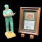 Endeavor Doctor Figurine 7 1/2”H and Framed S