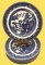(8) Johnson Brothers Blue Willow Dinner Plates