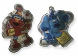 (2) Wilton Character Cake Pans: Elmo and Blue
