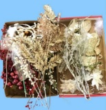 (2) Boxes Assorted Christmas Florals
