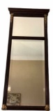 Beveled Glass Mirror with Gold Applied Decoration