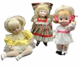(3) Porcelain Dolls: Effanbee 10