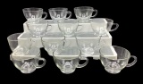 (12) Clear Glass Punch Cups