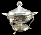 Silverplate Covered 2-Handled Casserole with