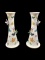 Pair of “Candlesticks of a Hundred Butterflies” by